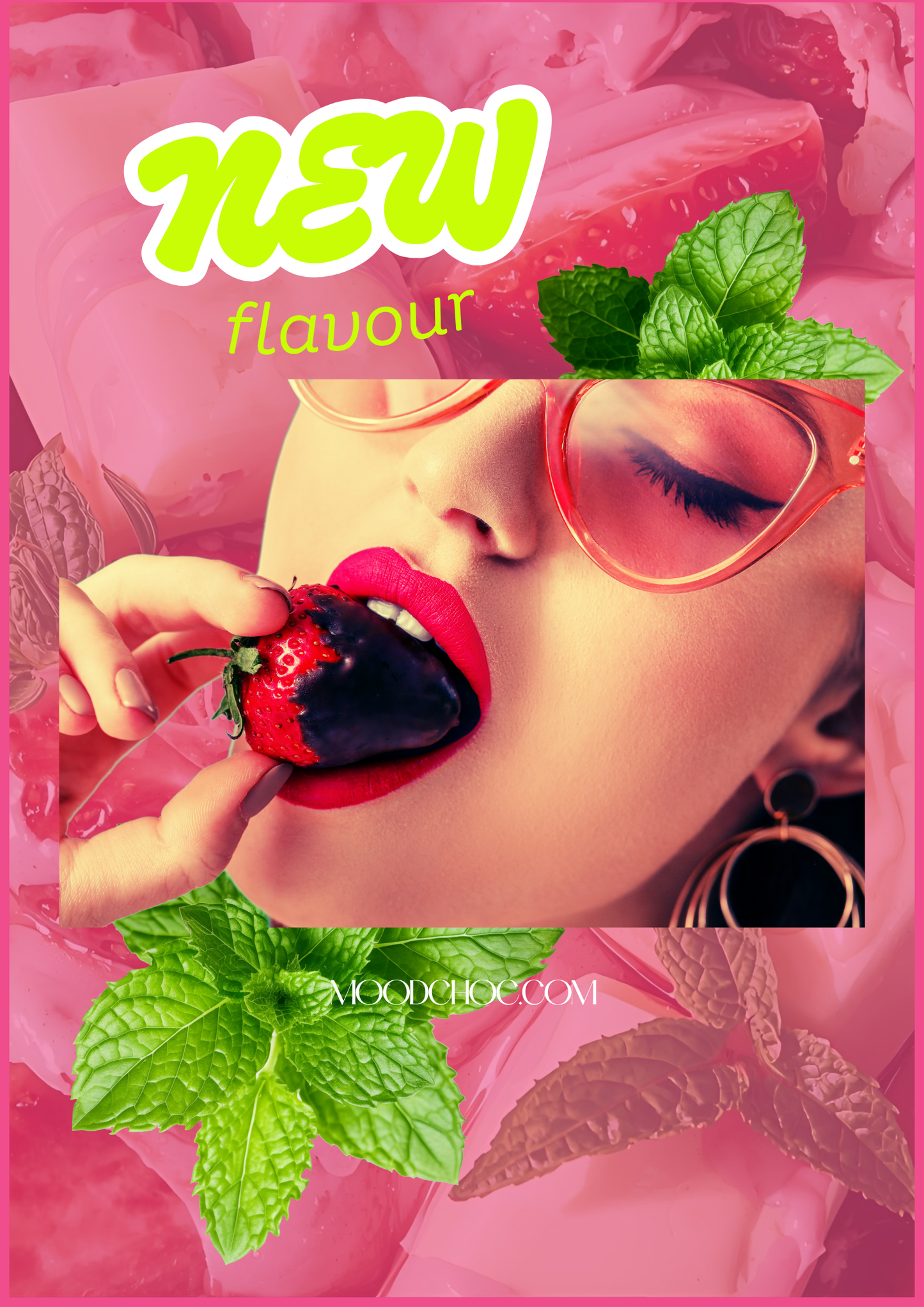 Strawberry Mint Mood Chocolate